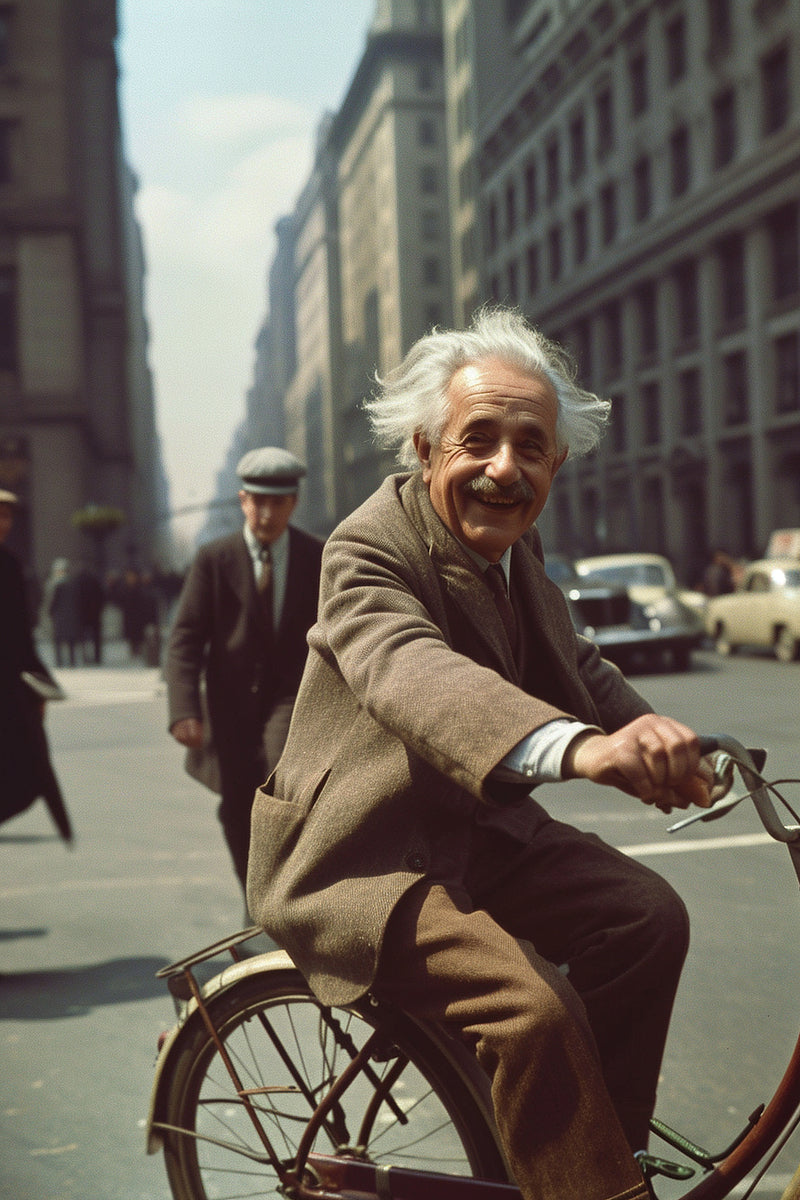 Riding a bike in New York 07