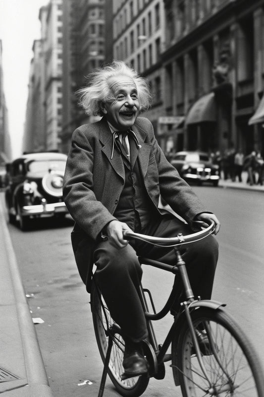 Riding a bike in New York 08